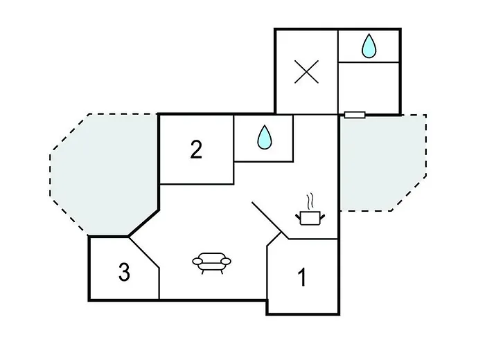 Σπίτι διακοπών Gorgeous In With Kitchen *